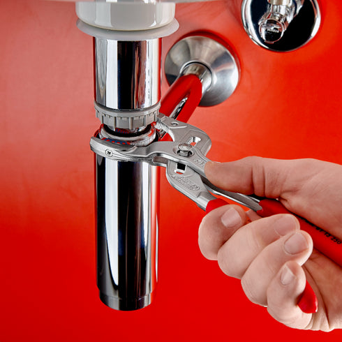 凱尼派克Knipex 81 13 250闊口快速調較膠柄水泵鉗(連膠咀)