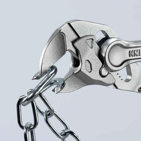 凱尼派克Knipex 86 04 100 4"迷你快速調較棘輪式鍍鉻水泵鉗