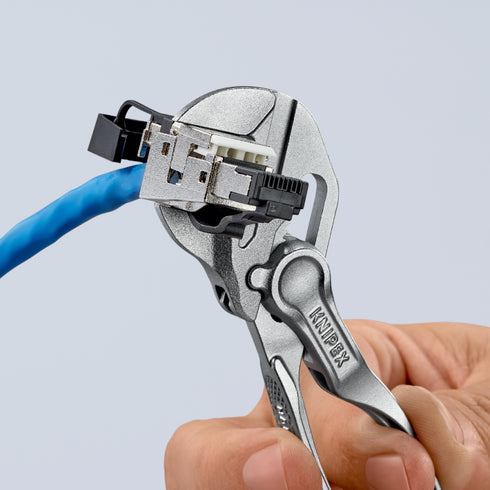 凱尼派克Knipex 86 04 100 4"迷你快速調較棘輪式鍍鉻水泵鉗