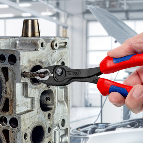 凱尼派克Knipex 82 02 200 8"按鈕調較厚膠柄鯉魚鉗