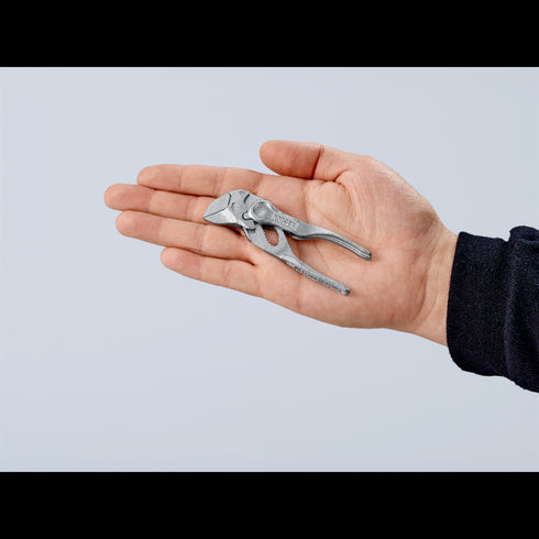 凱尼派克Knipex 86 04 100 4"迷你快速調較棘輪式鍍鉻水泵鉗