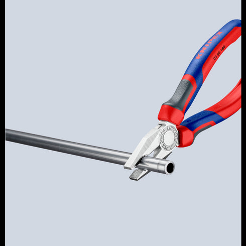 凱尼派克Knipex 03 05 160 / 180 / 200厚膠柄鍍鉻平咀鉗