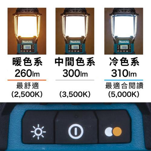 牧田Makita MR010GZ 40Vmax充電式提燈收音機 (淨機)