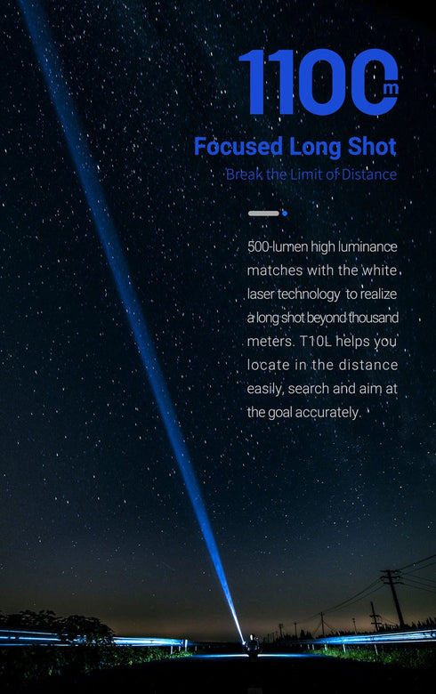 NEXTORCH T10L白鐳射戰術手電筒