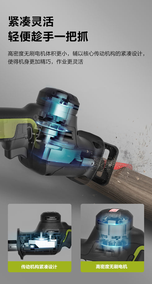 威克士Worx WU500 20V 無刷往復鋸