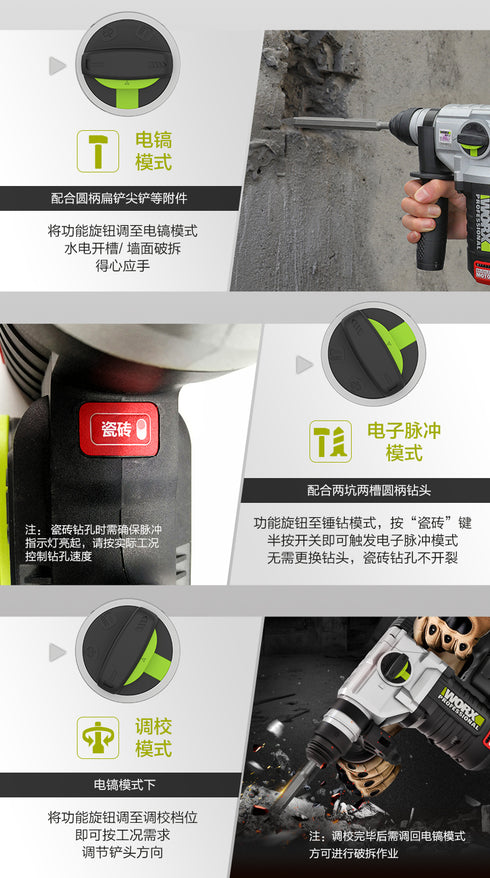 威克士Worx WU388 20V 無刷鋰電三用電錘