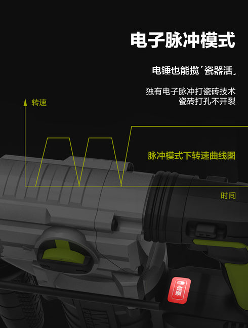 威克士Worx WU388 20V 無刷鋰電三用電錘