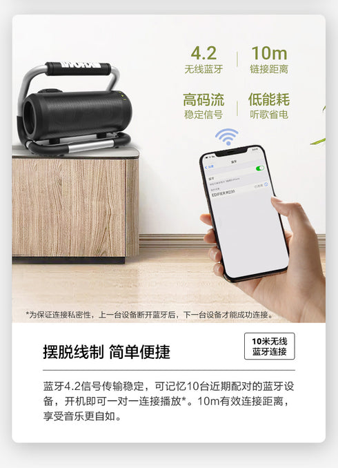 威克士Worx WU009 20V 藍牙音箱