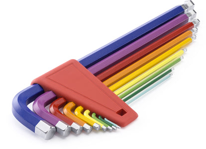 PB Swiss Tools PB 212.LH-10 RB彩虹波頭加長六角匙套裝