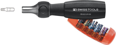 PB Swiss Tools PB 6510.R-30彈倉式多頭棘輪螺絲批