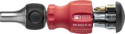PB Swiss Tools PB 8453.R-30 V01彈倉式多頭棘輪螺絲批