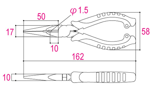 角田Tsunoda KingTTC RP系列彈簧尖咀鉗