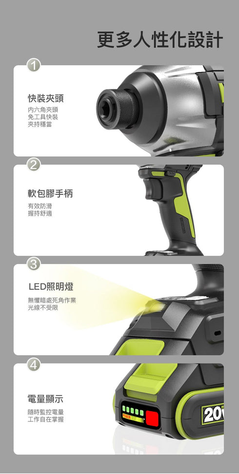 威克士Worx WU292DS 20V無刷智能起子機