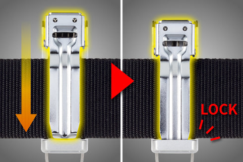 田島Tajima SFC-MSHLD超薄夾式金屬快拆扣