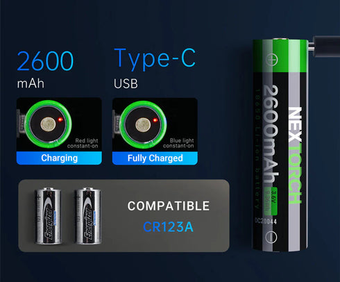 NEXTORCH TA30C一鍵爆閃戰術手電筒