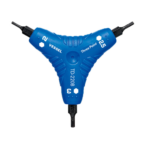 Vessel TD-220B Y型柄六角螺絲批 (H2/2.5/3)