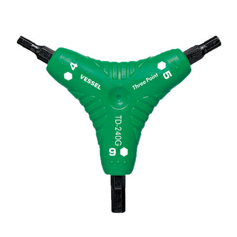 Vessel TD-240G Y型柄六角螺絲批 (H4/5/6)