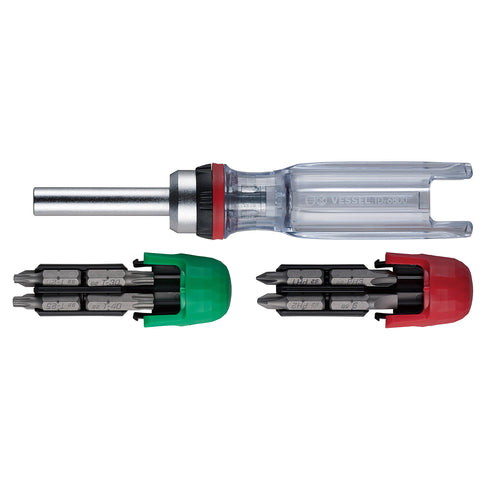 Vessel TD-6816MG 72齒棘輪批咀手柄連批咀套裝