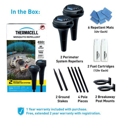 Thermacell 2 in 1 Perimeter System插地式驅蚊器