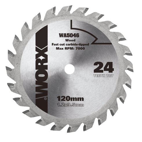 威克士Worx WA5046 TCT 鋸木片 (120mm, 24T)