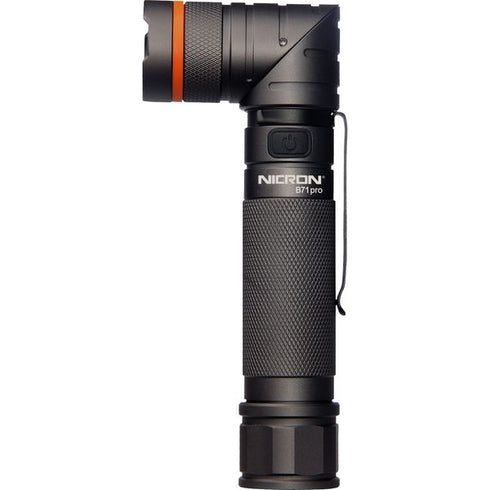 Nicron B71 Pro磁吸曲頭三色電筒