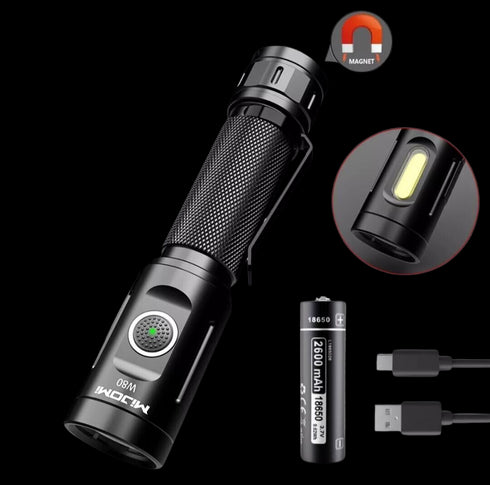 Mijomi W80聚泛雙光磁吸電筒