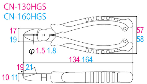 角田Tsunoda KingTTC CN系列彈簧斜咀鉗