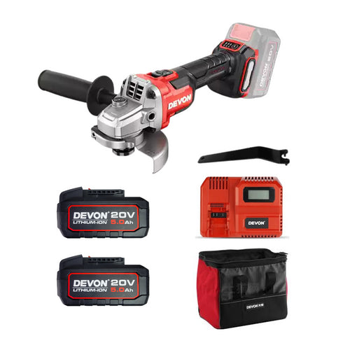 大有Devon 2908 20V鋰電無刷4"調速磨機
