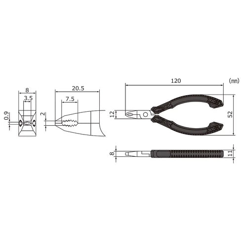 工程師Engineer PZ-57防靜電暴龍鉗