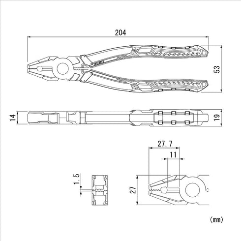 工程師Engineer PZ-59重型剪線暴龍鉗