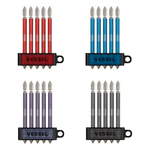 Vessel GALAXY系列GS5P-G雙頭十字批咀 (5支裝)