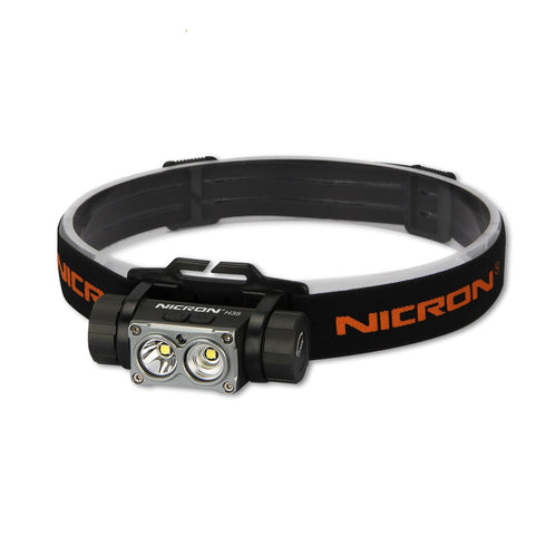 Nicron H35聚泛雙光充電頭燈