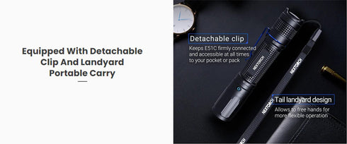 NEXTORCH E51C高亮直充EDC電筒