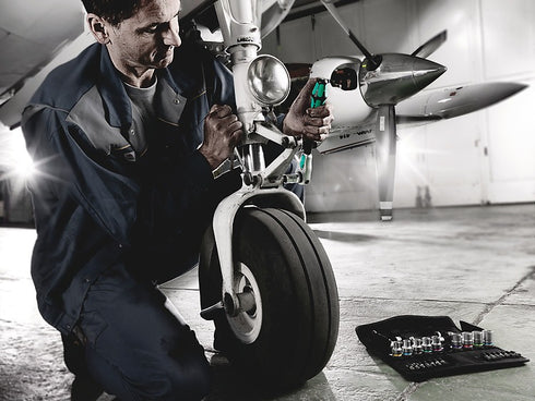 Wera 8100 SA All-in Zyklop Speed 42件2分萬向棘輪套筒手柄公制套裝