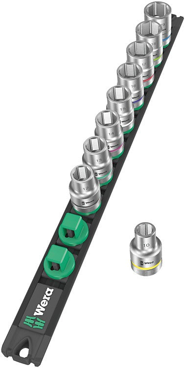 Wera Socket Rail C 4 9件4分套筒套裝