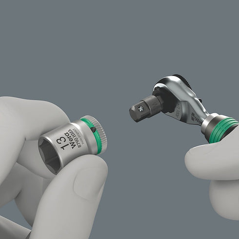 Wera 8011 Zyklop Mini 4批咀轉棘輪頭