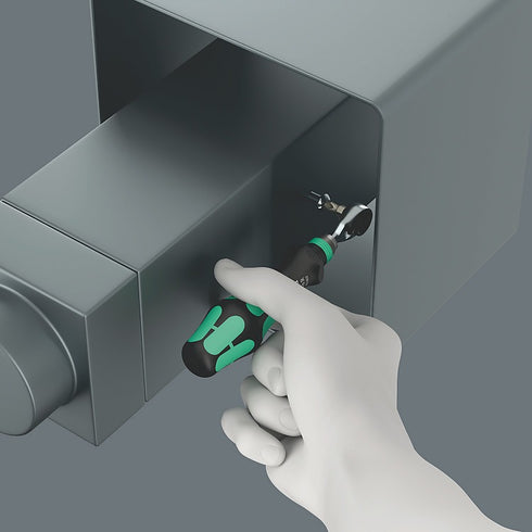 Wera 8011 Zyklop Mini 4批咀轉棘輪頭