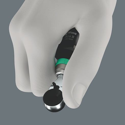 Wera 8011 Zyklop Mini 4批咀轉棘輪頭