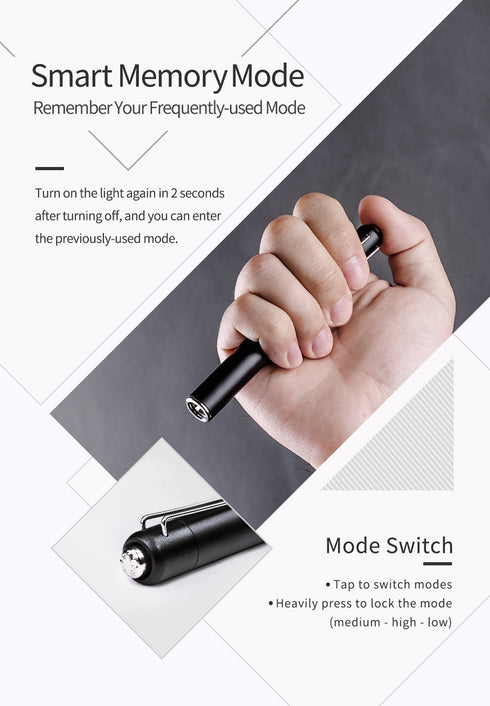 NEXTORCH Type-C直充筆形手電筒K3R