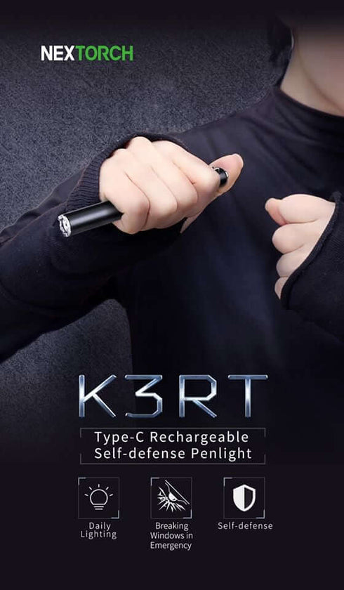 NEXTORCH 安全求生筆形手電筒K3RT