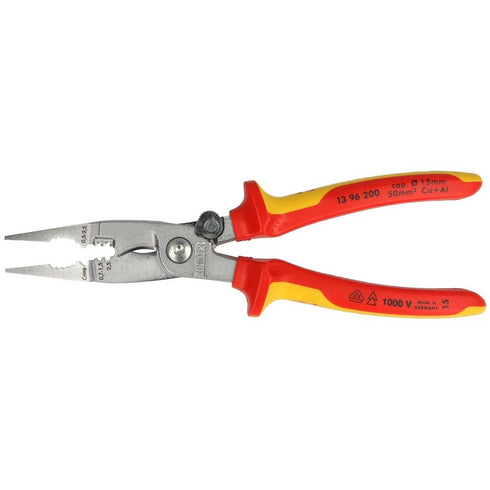 凱尼派克Knipex 13 96 200絕緣柄多用途電工鉗