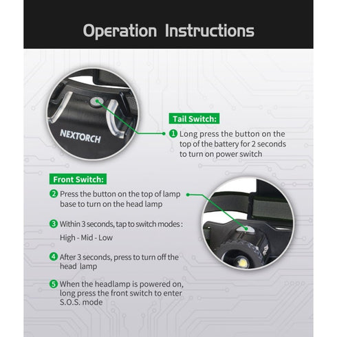 NEXTORCH myStar V2.0越野頭燈