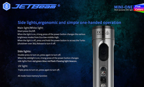 JETBeam Mini-One多功能匙扣燈