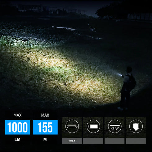 Trustfire MT10迷你日常攜帶充電磁吸電筒