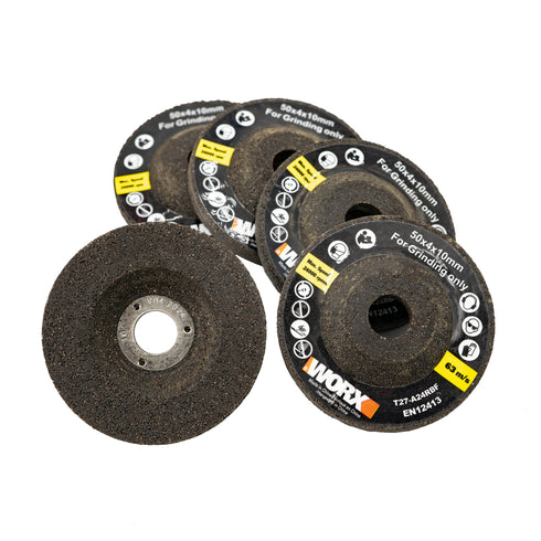 威克士Worx WA7262 50mm 砂輪打磨片 (WX741 適用, 5件裝)