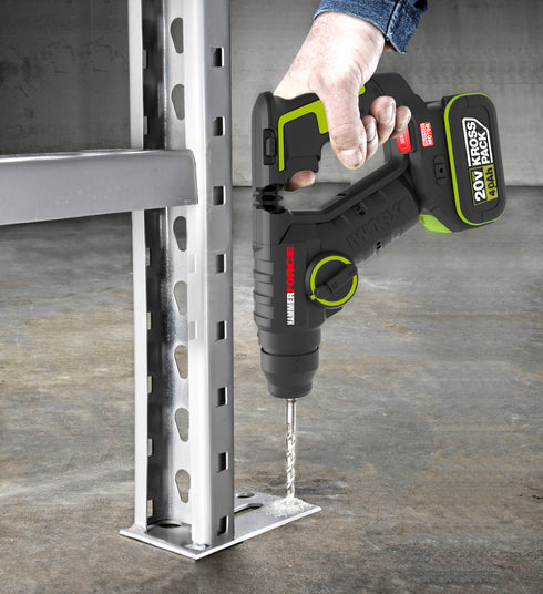 威克士Worx WU380S 20V 無刷輕裝二用電錘