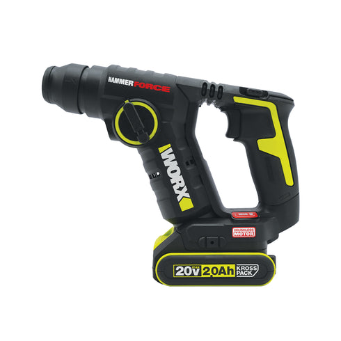 威克士Worx WU380S 20V 無刷輕裝二用電錘