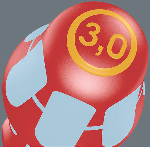 Wera 3160 i VDE不銹鋼一字絕緣螺絲批