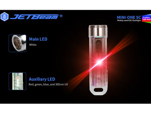 JETBeam Mini-One SC夜光殼多功能匙扣燈
