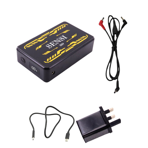 森思Sensi 30V 30000mAh風扇衫電池 (隨附Burtle轉接線) (Type-C充電)